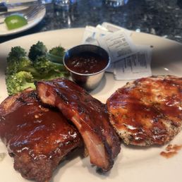 Black Angus Steakhouse BBQ Chicken and Ribs Price