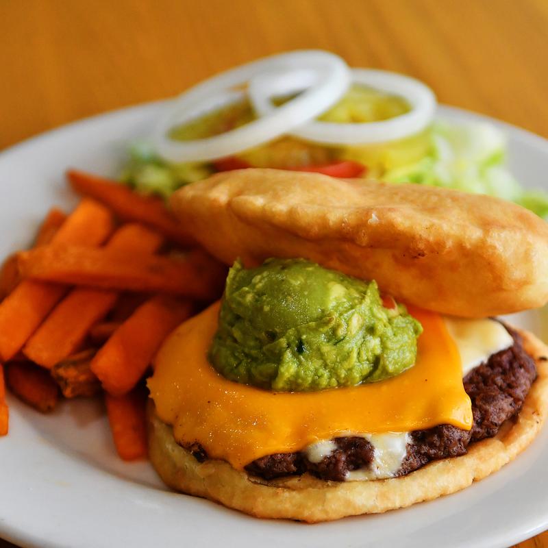 Arellana's Guaco Sopapilla Burger