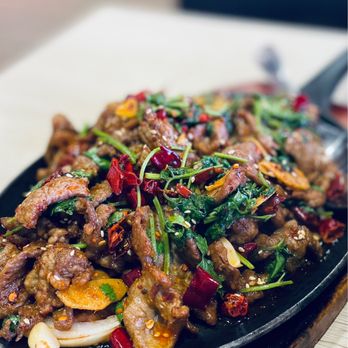 Cumin Lamb 铁板孜然羊肉