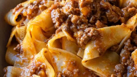Pappardelle alla Bolognese