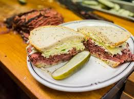 #1 Hot Pastrami Half Sandwich
