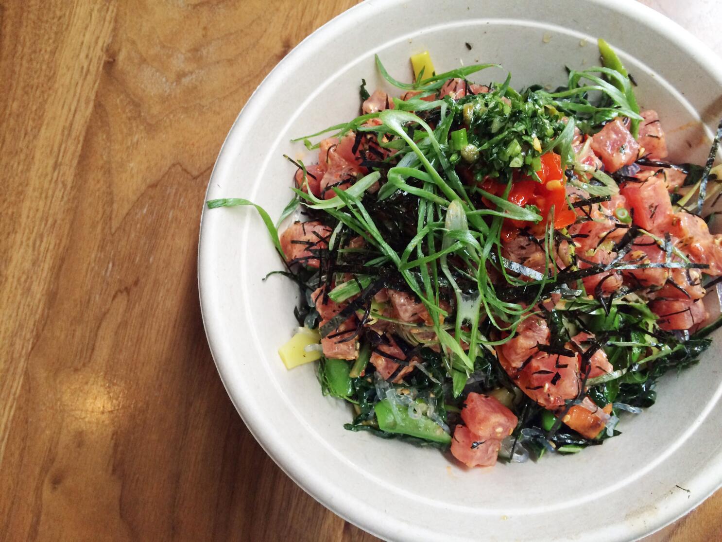Seafood Crudo Grain Bowl