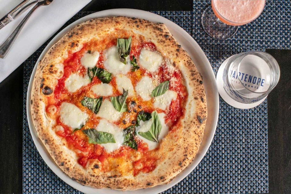 Partenope Ristorante Margherita Pizza Price