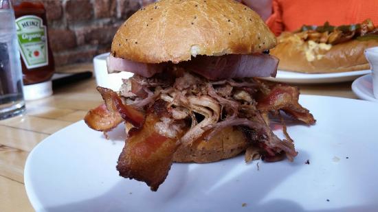 Triple Threat Pork Sandwich