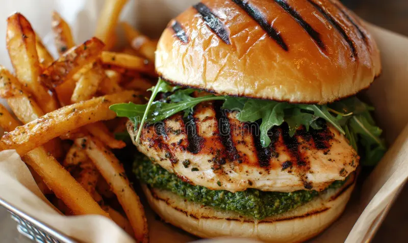 The Refectory Grilled Chicken Sandwich with Fries Price