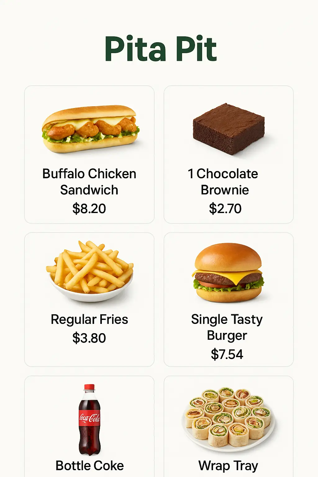 Pita Pit Menu Prices