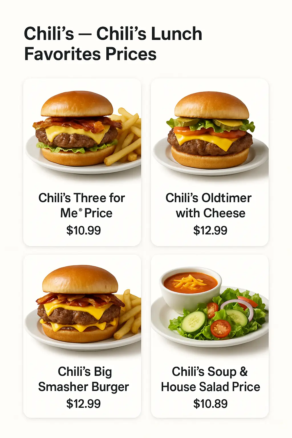 Chili's Lunch Favorites Prices
