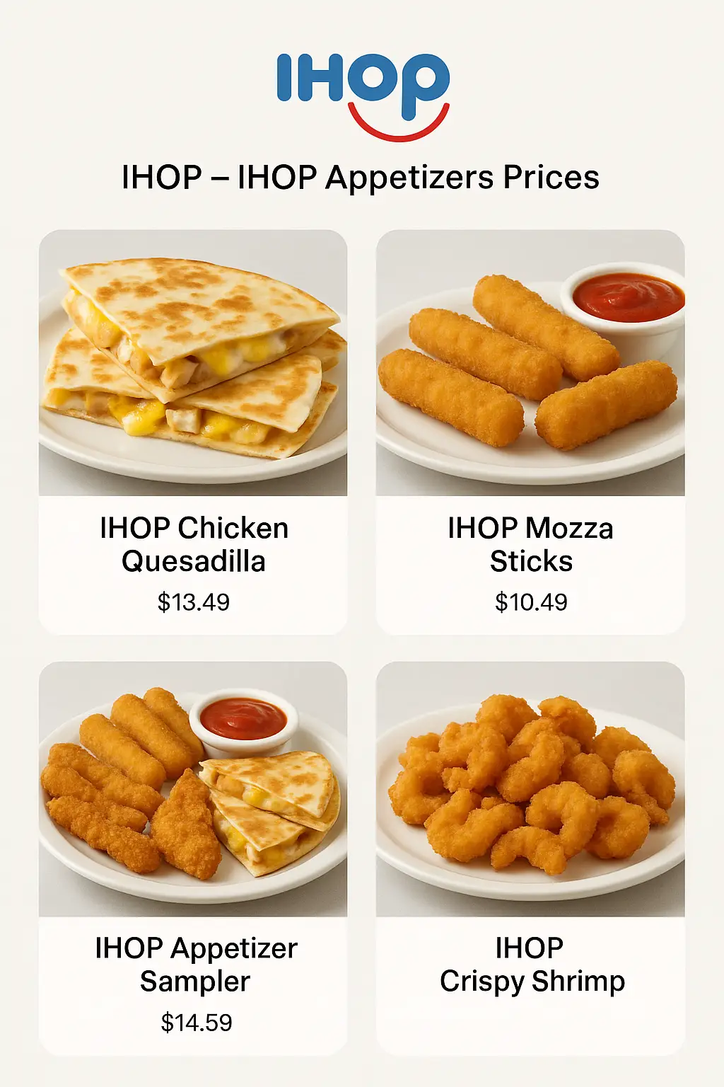 IHOP Appetizers Prices
