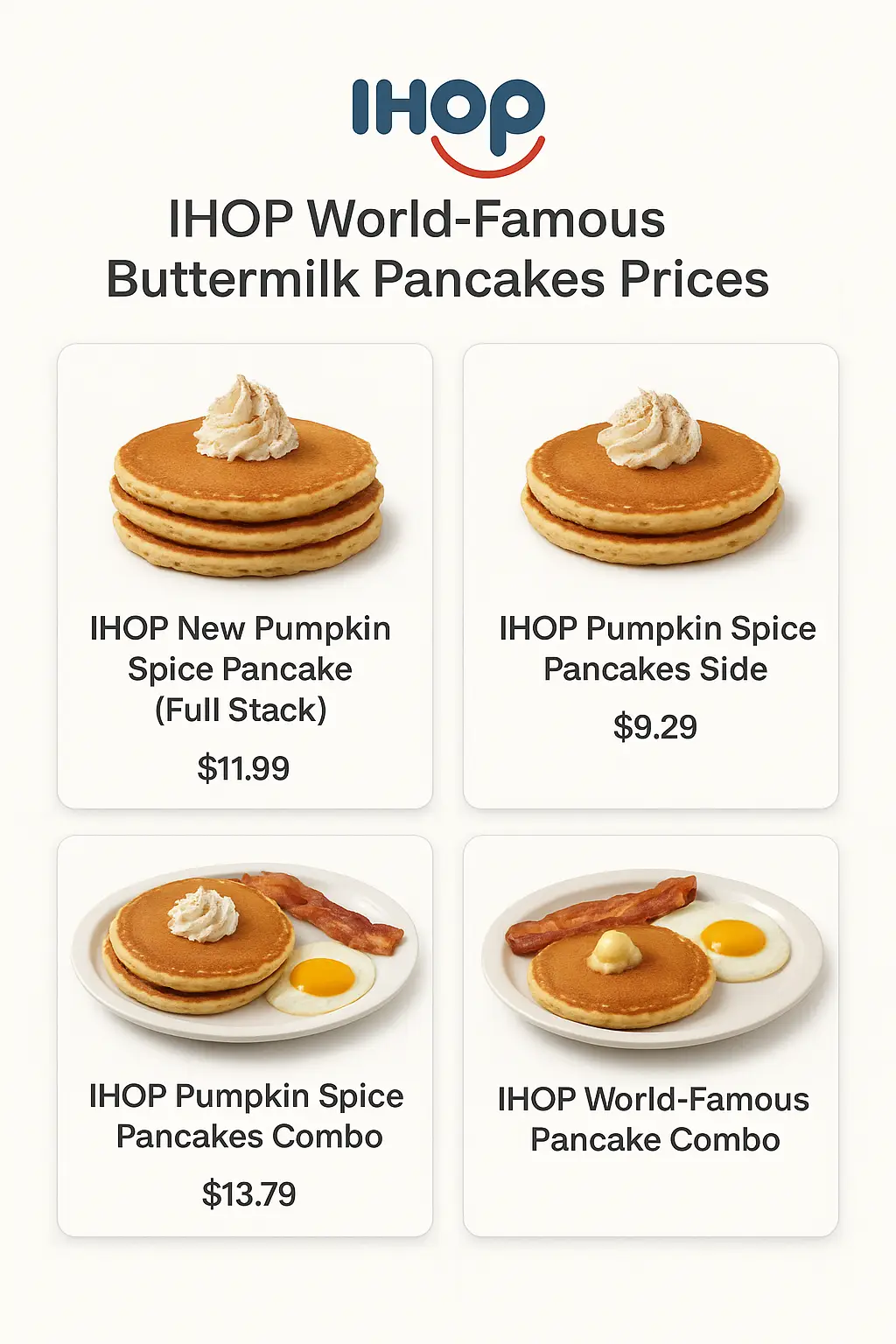 IHOP World-Famous Buttermilk Pancakes Prices