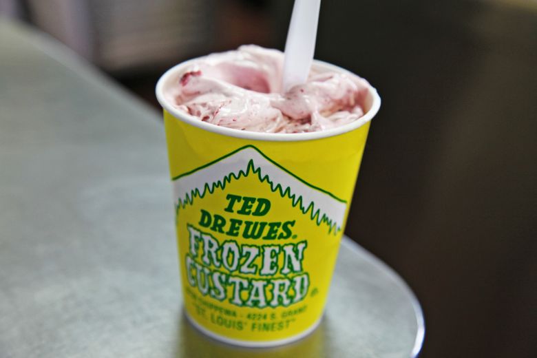 Ted Drewes Frozen Custard signature dishes ConcreteAll-AmericanDutchman's Delight