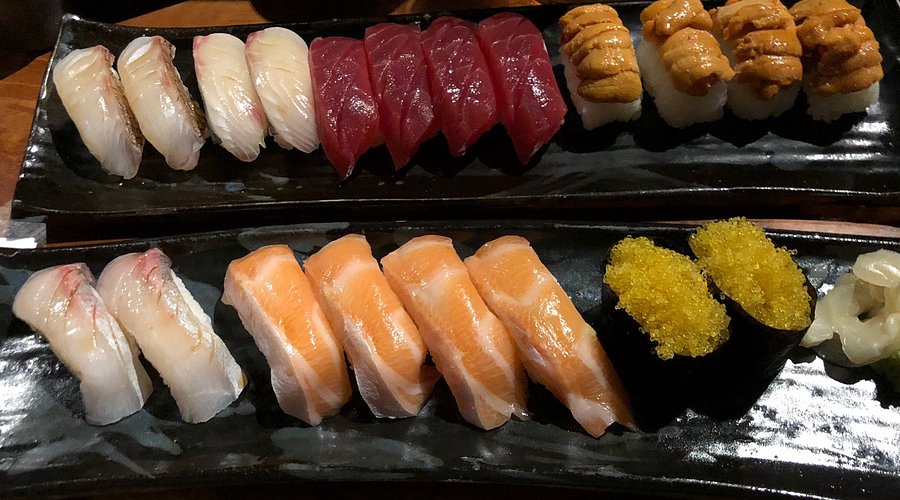 M Sushi signature dishes Omakase (Chef's Tasting Menu), Nigiri, Sashimi, M's Signature Roll