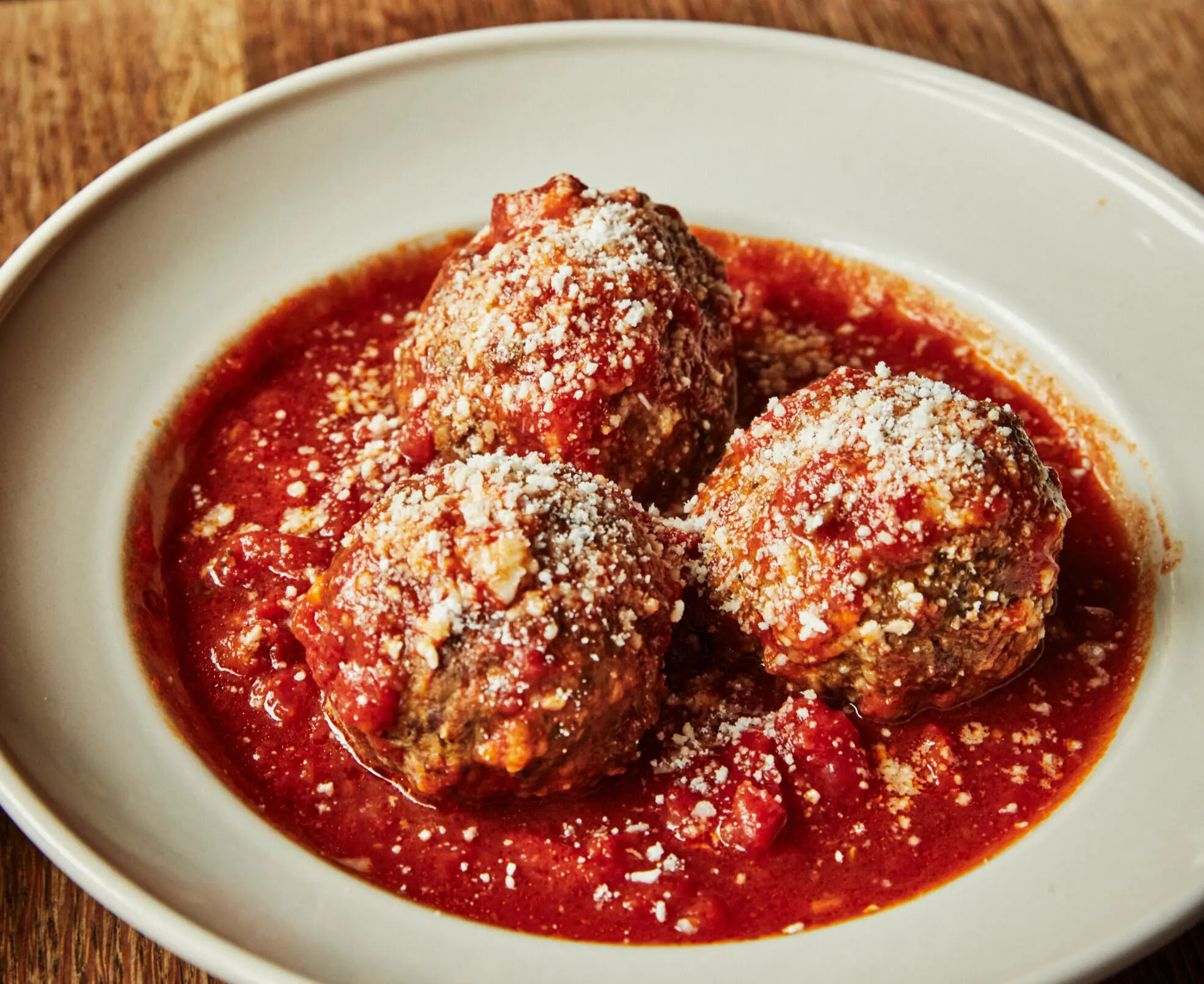 Frankies 457 Spuntino signature dishes Cavatelli with Faicco's Hot Sausage & Browned Sage ButterMeatballsEggplant Marinara Sandwich