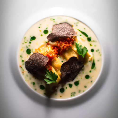 Ambra signature dishes Seasonal Tasting Menu (changes regularly)