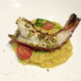 Azure signature dishes Seafood Tasting PlatterGinger-Steamed Onaga (Long-tail snapper)Scallop RisottoAzure’s Ahi Tartare