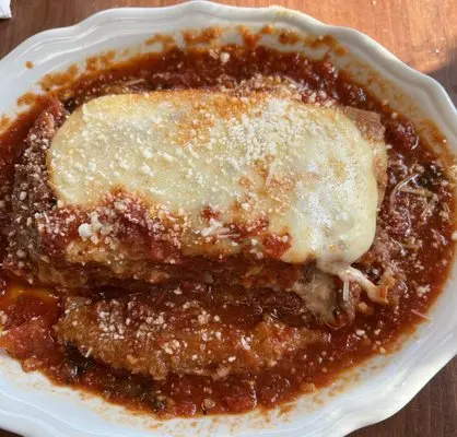 Pellettieri Joe’s signature dishes Spaghetti with MeatballsLasagnaVeal and PeppersFish Fry
