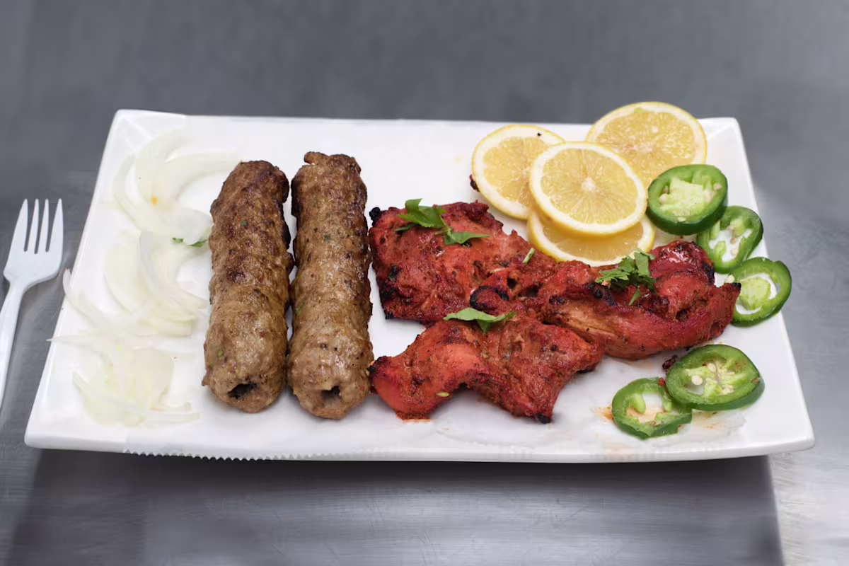 Kababish signature dishes Chicken TikkaSeekh KebabGoat Karahi