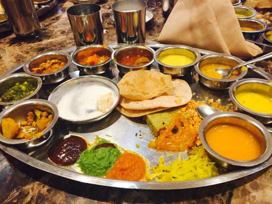 Maharaja Bhog signature dishes The menu rotates daily and is served as a complete thali meal.