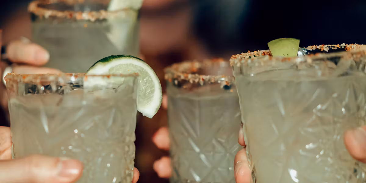 Barrio signature dishes Barrio-Style TacosQueso FundidoMargaritas﻿﻿