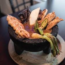 Los Volcanes Authentic Mexican Restaurant signature dishes MolcajeteFajita ComboCarne Asada