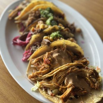 CDT Cocina signature dishes Quesabirria TacosVampiro TacosMulitasAguas Frescas