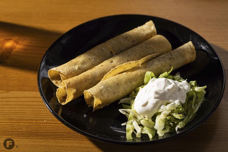 Lilly's Cantina signature dishes Chicken FalutasBurritoChili con Carne Fideo
