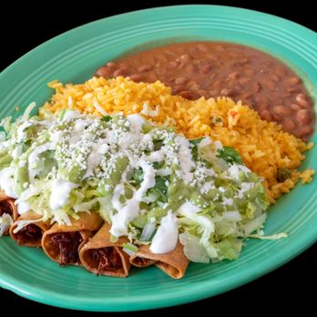 Taqueria Guerrero signature dishes MojarraFlautasTacos de Camaron