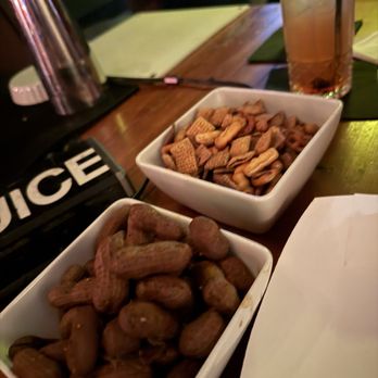 The Collins Bar signature dishes Bourbon and Angostura Mixed Nuts
The Collins Gyro Sandwich
Turkey Wrap