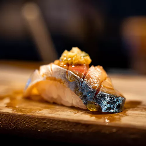 Craft Omakase signature dishes A 22-course omakase menu that changes based on ingredient availability.