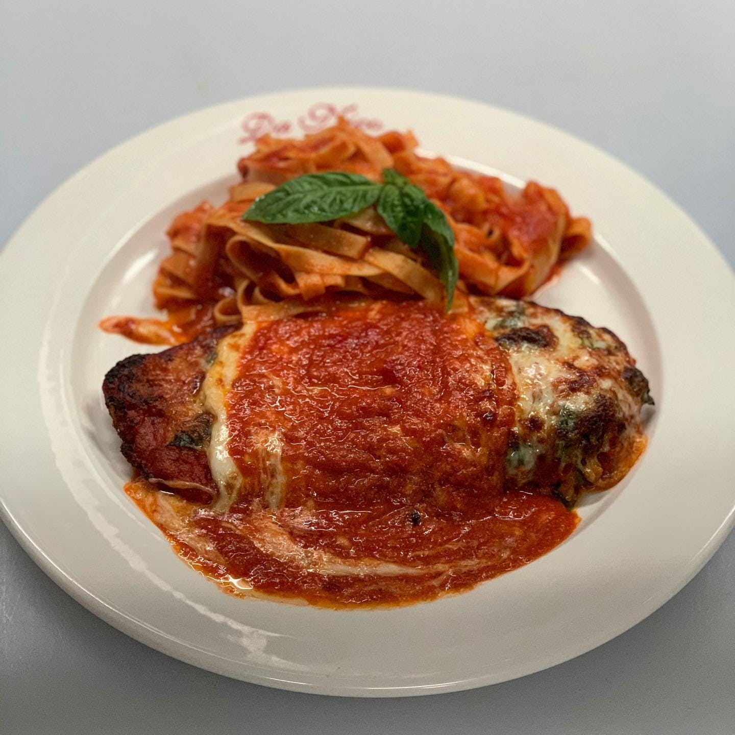 Da Nico Ristorante signature dishes Rigatoni alla Vodka
Chicken Parmigiana
Homemade Meat Lasagna