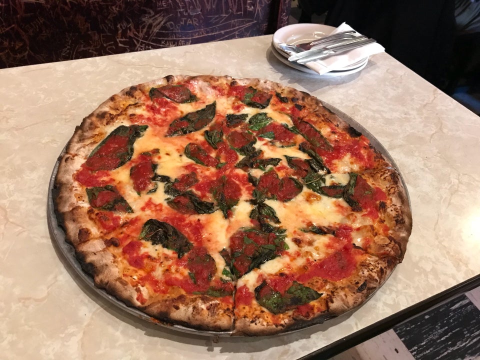 John's Of Bleecker Street signature dishes John's Meatball Sandwich
The " John's Original " Pizza
The Boom Pie