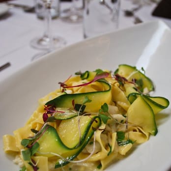La Fourchette Restaurant signature dishes Black Truffle French Fries
Pecan Smoked Trout Tart
Jumbo Lump Crab Pasta