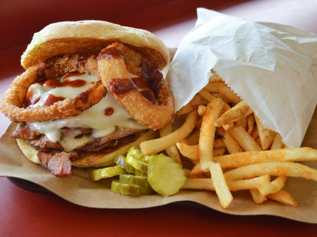 Joe's Kansas City Bar-B-Que signature dishes Z-Man Sandwich
Slab Dinner
Two Meat Dinner
