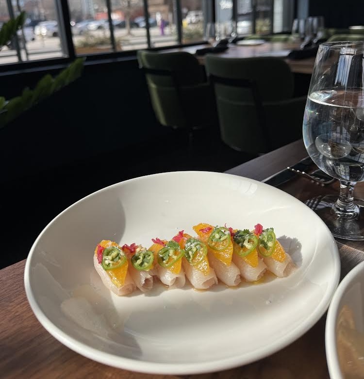 Memoir signature dishes The menu is seasonal and changes frequently.
