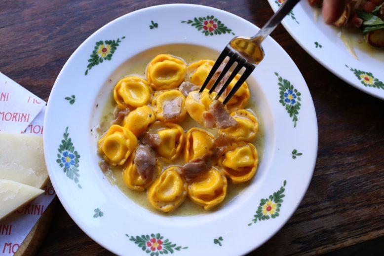 Osteria Morini signature dishes Cappelletti
Tagliatelle Bolognese
Battilardo (Cured Meats Board)