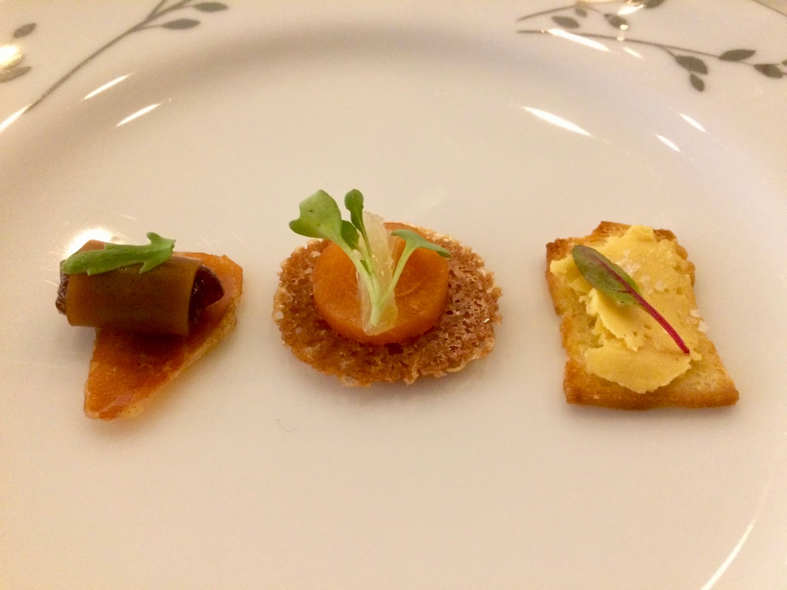 Tasting Counter signature dishes Seasonal Tasting Menu (changes completely every two weeks)