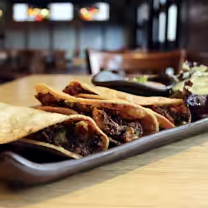 Malo signature dishes Quesadilla
The Trio
Beef Barbacoa Mini Quesadillas