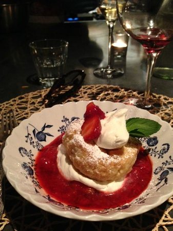 The Lost Kitchen signature dishes HalibutSmoked RicottaMini Crab RollHeirloom Tomato Soup